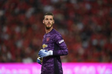 Kallang-Singapur-20jul2019: David de GEA #1 Manchester oyuncusu