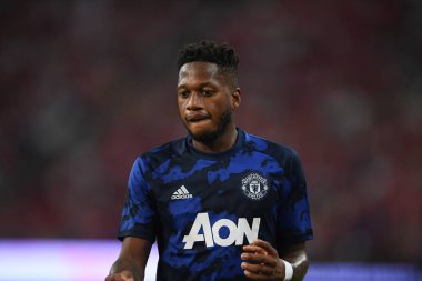 Kallang-Singapur-20jul2019: Fred #17 oyuncu Manchester United