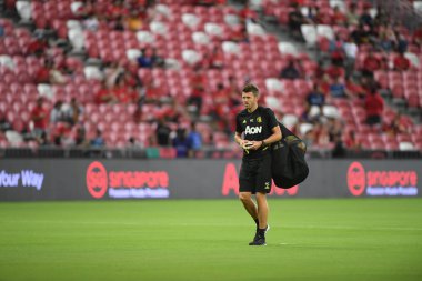 Kallang-Singapur-20jul2019: Michael Carrick personel antrenörü manch