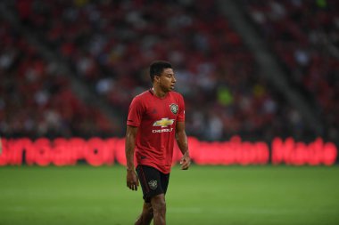 Kallang-Singapur-20jul2019: Jesse Lingard #14 manchest oyuncusu