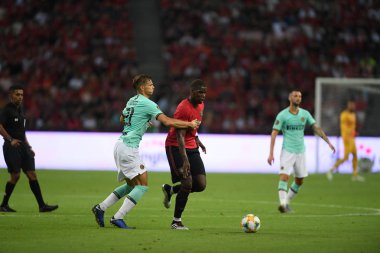 Kallang-Singapur-20jul2019: Paul Pogba #6 Manchester u oyuncusu