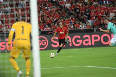 Kallang-Singapur-20jul2019: Andreas Pereira #15 Manche oyuncusu