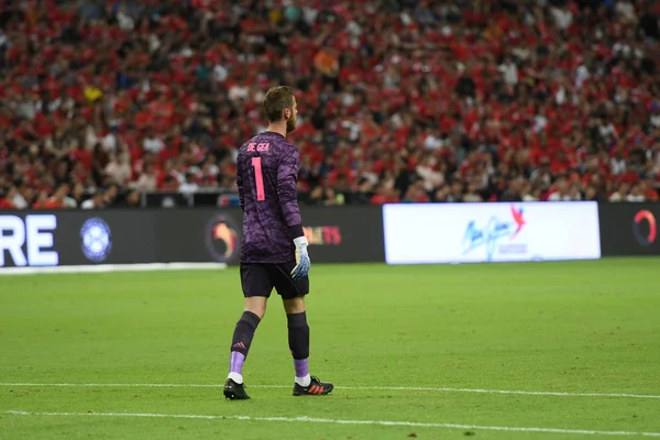 Kallang-Singapur-20jul2019: David de GEA #1 Manchester oyuncusu — Stok fotoğraf