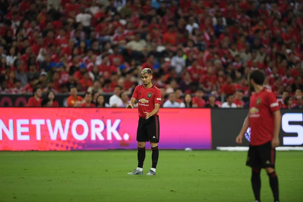 Kallang-singapore-20jul2019 : Andreas pereira # 15 joueur de manche — Photo