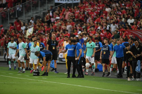 Kallang-singapore-20jul2019: Antonio conte manager of inter milan — Fotografia de Stock