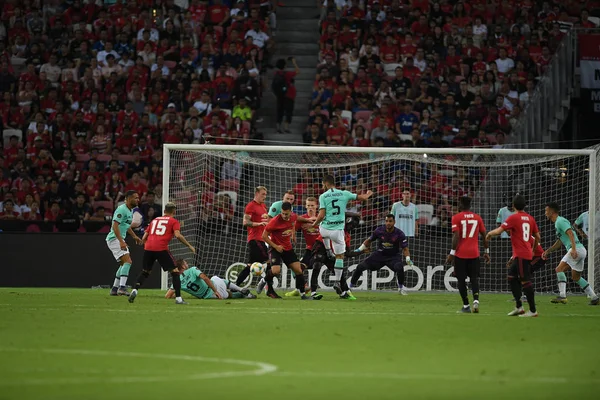 Kallang-singapore-20jul2019:Player of manchester united in actio — Stock Photo, Image