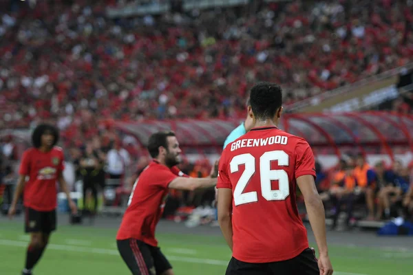 Kallang-singapore-20jul2019:Mason greenwood #26 player of manche — Stock Photo, Image