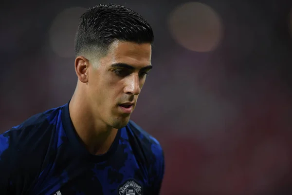 Kallang-Singapore-20jul2019: Joel Pereira #40 játékos a Manchester — Stock Fotó