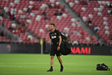 Kallang-Singapur-20jul2019: Michael Carrick personel antrenörü manch