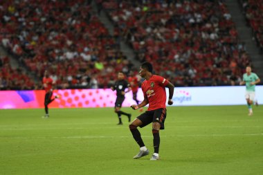Kallang-Singapur-20jul2019: Marcus Rashford #10 Manche oyuncusu