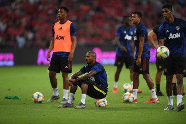 Kallang-Singapur-20jul2019: Ashley genç #18 Mancheste oyuncusu