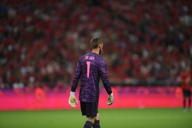 Kallang-Singapur-20jul2019: David de GEA #1 Manchester oyuncusu