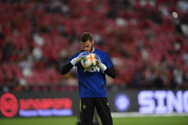 Kallang-Singapur-20jul2019: David de GEA #1 Manchester oyuncusu