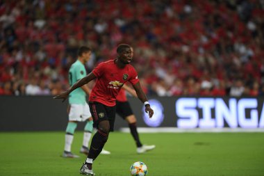 Kallang-Singapur-20jul2019: Paul Pogba #6 Manchester u oyuncusu