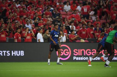 Kallang-Singapur-20jul2019: Marcus Rashford #10 Manche oyuncusu