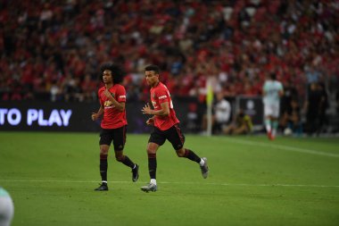 Kallang-Singapur-20jul2019: Mason Greenwood #26 Manche oyuncusu