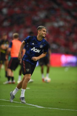 Kallang-Singapur-20jul2019: Andreas Pereira #15 Manche oyuncusu