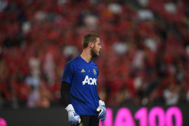 Kallang-Singapur-20jul2019: David de GEA #1 Manchester oyuncusu