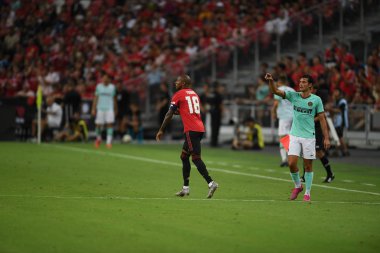 Kallang-Singapur-20jul2019: Ashley genç #18 Mancheste oyuncusu