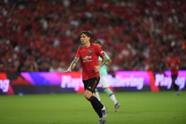 Kallang-Singapur-20jul2019: Victor Lindelof #2 Manches oyuncusu