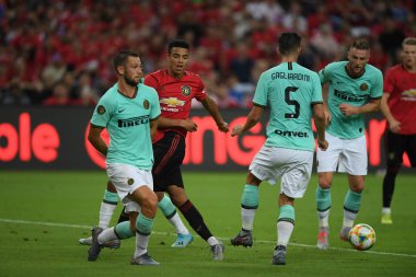 Kallang-Singapur-20jul2019: Mason Greenwood #26 Manche oyuncusu