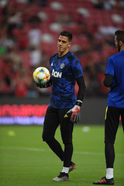 Kallang-Singapur-20jul2019: Joel Pereira #40 Mancheste oyuncusu