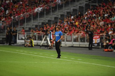 Kallang-Singapur-20jul2019: Antonio Conte Inter Milan müdürü