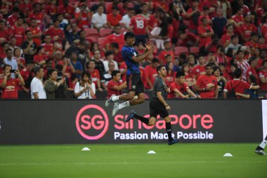 Kallang-Singapur-20jul2019: Marcus Rashford #10 Manche oyuncusu