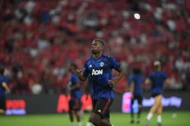Kallang-Singapur-20jul2019: Paul Pogba #6 Manchester u oyuncusu