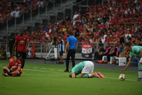 Kallang-singapore-20jul2019:Antonio conte manager of inter milan — Stock Photo, Image