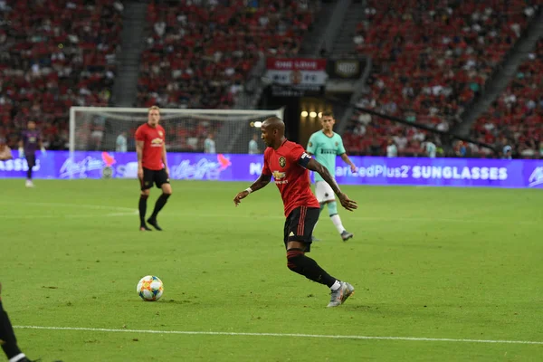 Kallang-singapore-20jul2019: Ashley young # 18 player of mancheste — стоковое фото