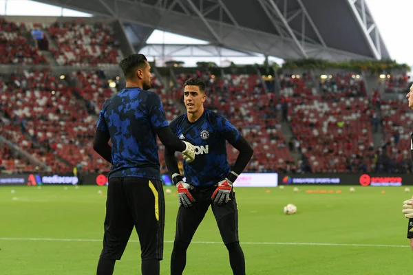 Kallang-Singapur-20jul2019: Joel Pereira #40 Mancheste oyuncusu