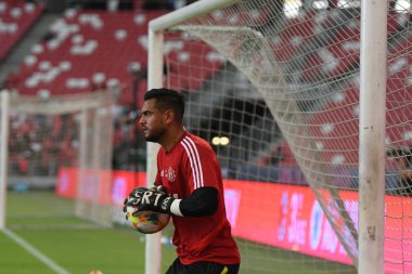 Kallang-singapore-19jul2019:Sergio romero #22 manchest oyuncusu