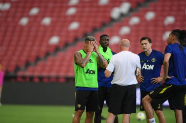 Kallang-singapore-19jul2019:Marcos rojo #16 manchester oyuncusu