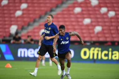 Kallang-singapore-19jul2019:Marcus rashford manche #10 oyuncusu