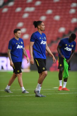 Kallang-singapore-19jul2019:Chris manches #12 oyuncu küçük