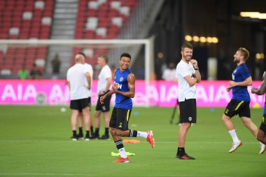 Kallang-singapore-19jul2019:Jesse lingard #14 manchest oyuncusu