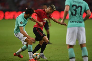 Kallang-Singapur-20jul2019: Andreas Pereira #15 Manche oyuncusu