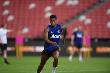 Kallang-singapore-19jul2019:Marcus rashford manche #10 oyuncusu