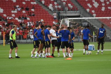Kallang-singapore-19jul2019:manchester united oyuncusu actio