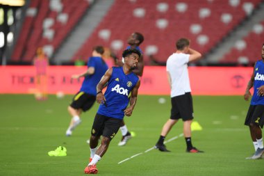Kallang-singapore-19jul2019:manchester united oyuncusu actio