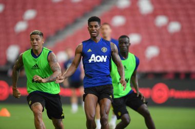 Kallang-singapore-19jul2019:Marcus rashford manche #10 oyuncusu