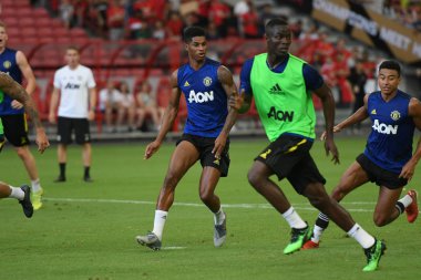 Kallang-singapore-19jul2019:Marcus rashford manche #10 oyuncusu