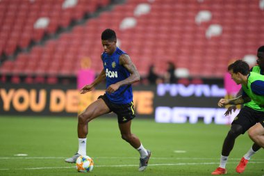 Kallang-singapore-19jul2019:Marcus rashford manche #10 oyuncusu