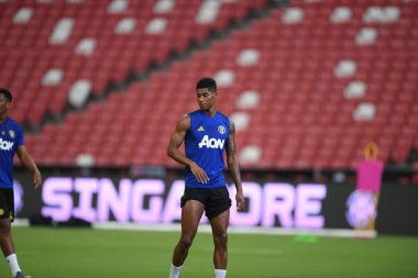 Kallang-singapore-19jul2019:Marcus rashford manche #10 oyuncusu
