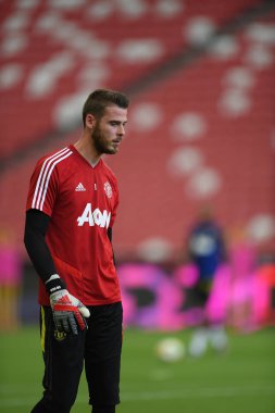 Kallang-singapore-19jul2019:David de gea #1 manchester oyuncusu