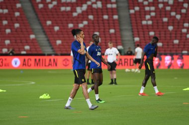 Kallang-singapore-19jul2019:Chris manches #12 oyuncu küçük