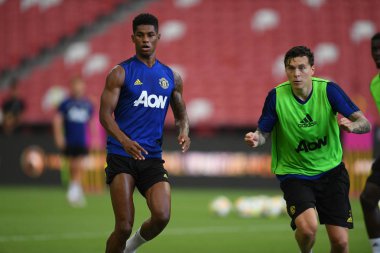 Kallang-singapore-19jul2019:Marcus rashford manche #10 oyuncusu
