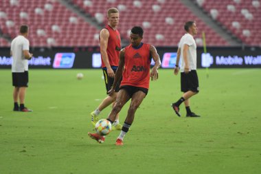 Kallang-singapore-19jul2019:Jesse lingard #14 manchest oyuncusu