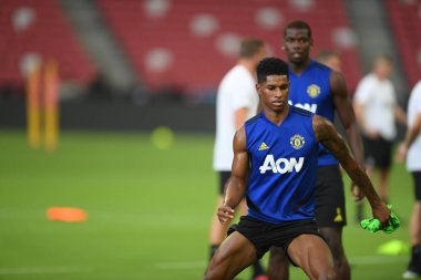 Kallang-singapore-19jul2019:Marcus rashford manche #10 oyuncusu